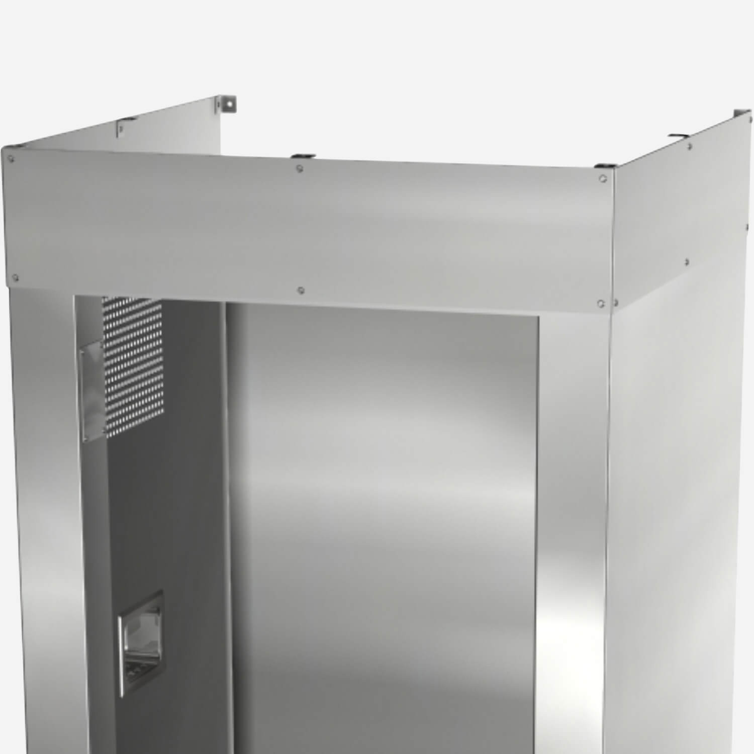 Option: Horizontal Angled Closure - Top Single Wall