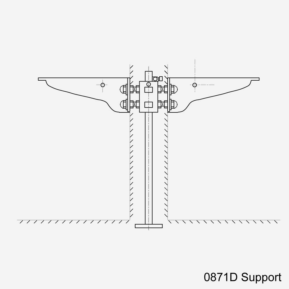 0871D Back-to-back Support