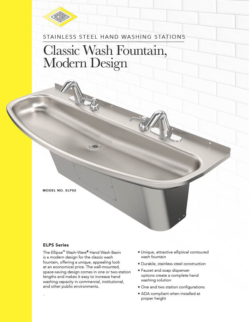 Ellipse Hand Wash Basin Flyer
