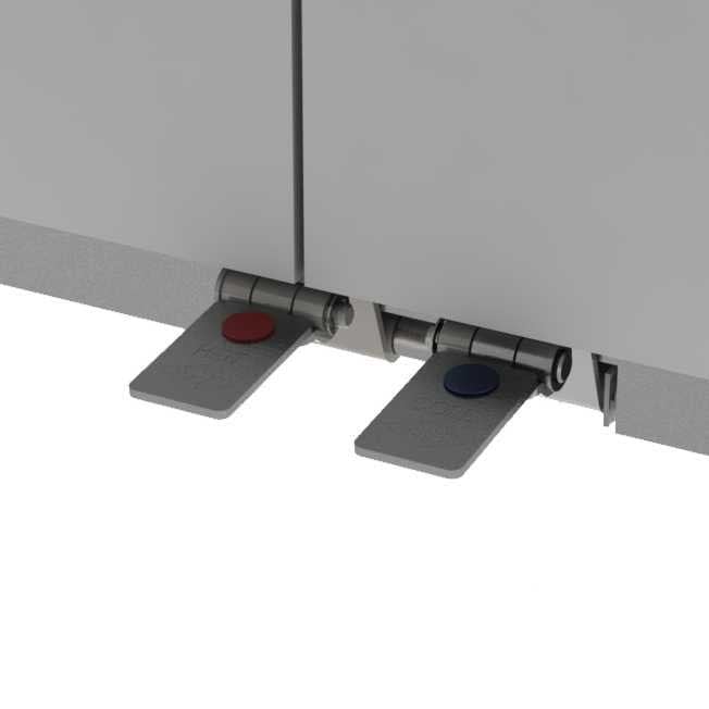 Foot Operated Valve Control for Lavy