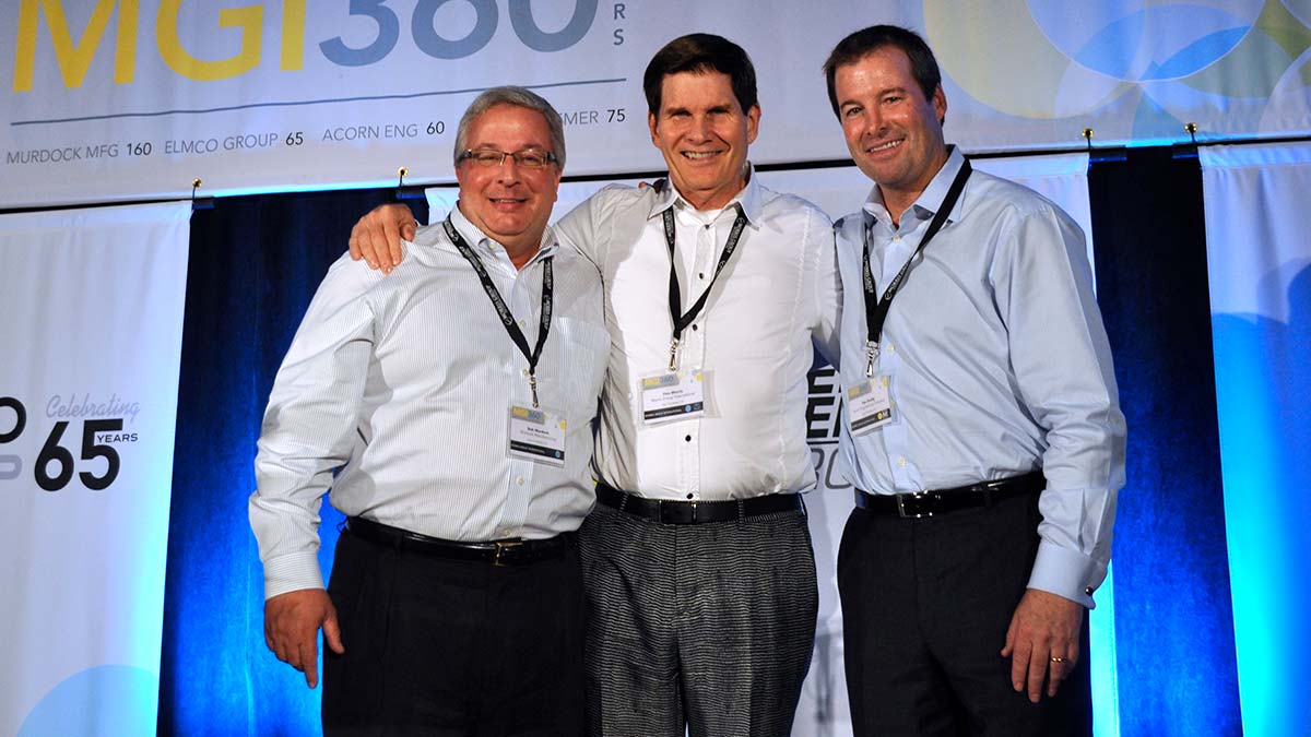 Bob Murdock, Don Morris, and Tom Duddy at MGI360