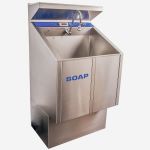 With Pedestal Base and Shelf