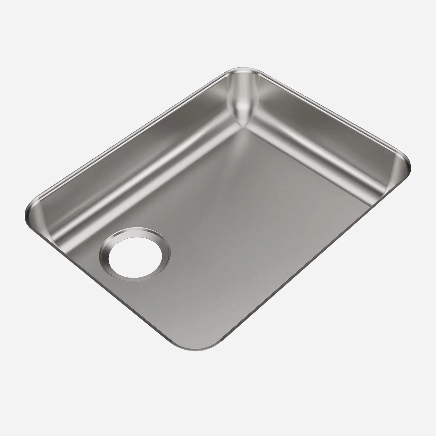 Acorn-Sinks® Stainless Steel ADA Undermount Sink, 21" x 16", Left Offset Drain