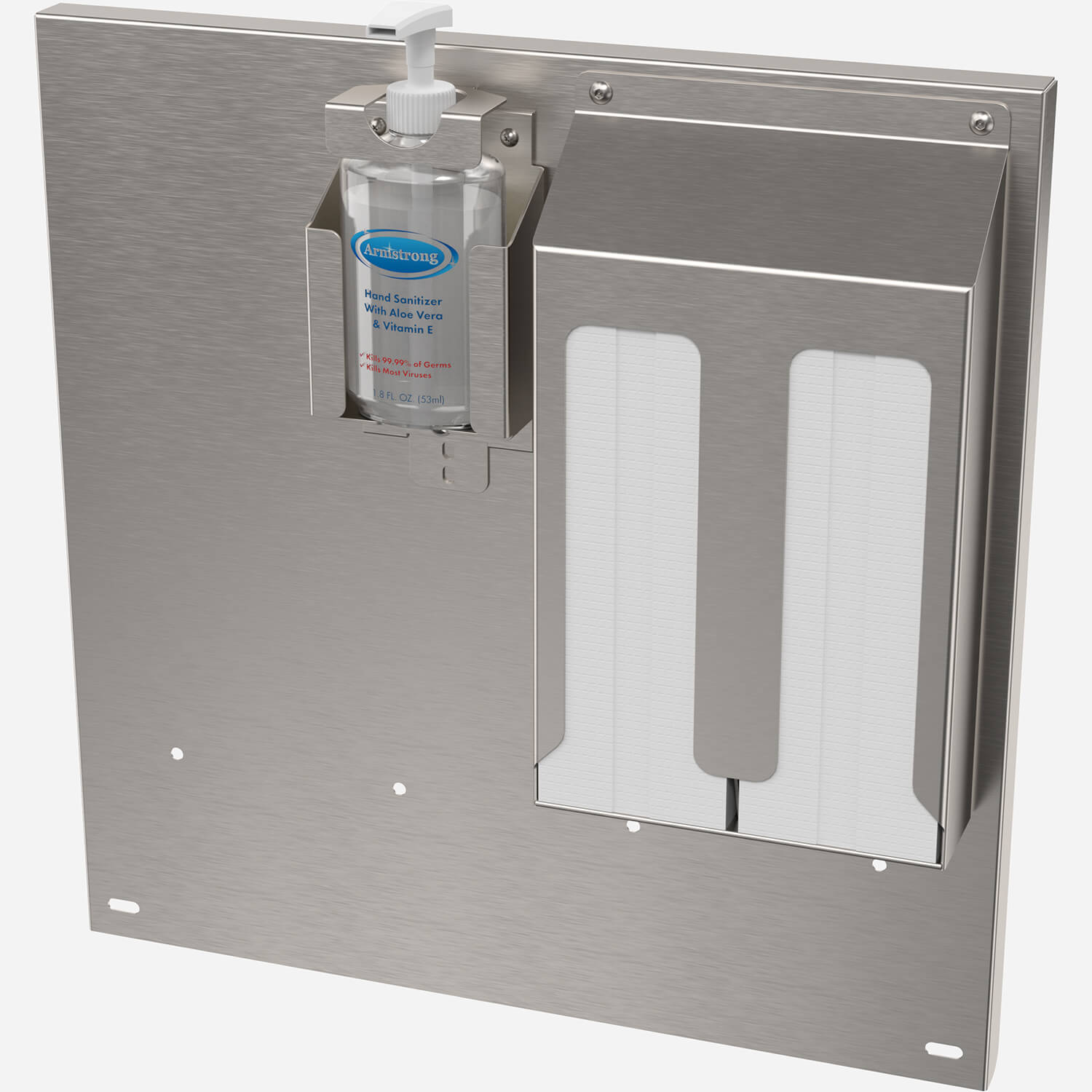 Accessory: Backsplash with Paper and Soap Holder