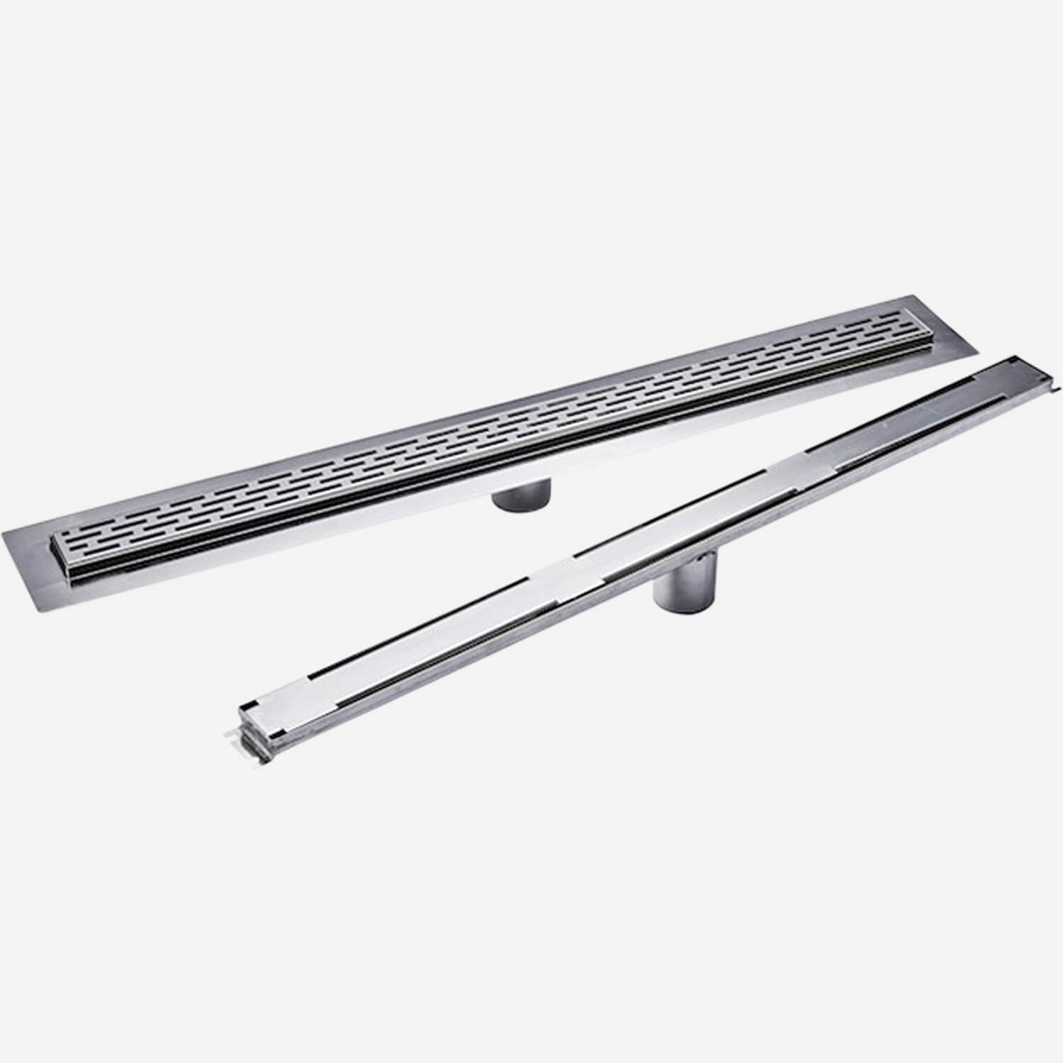 2" Wide Stainless Steel Linear Shower Trench Drain - Fine-Line®