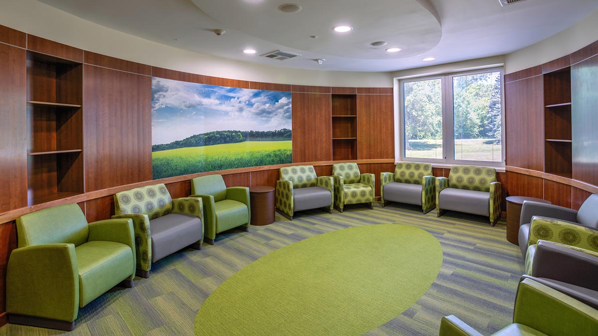 Group Room at Pine Rest Christian Mental Health Services, Cutlerville, Mich.