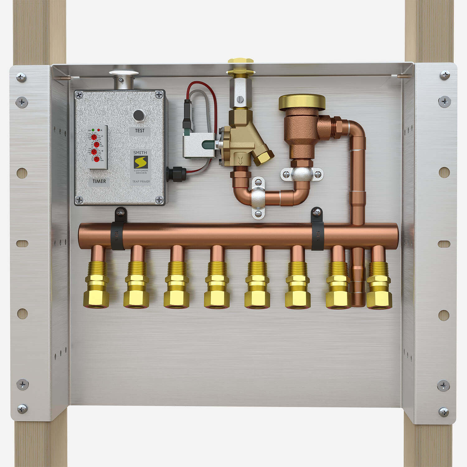 Electronic Trap Primer in Flush Mount Enclosure