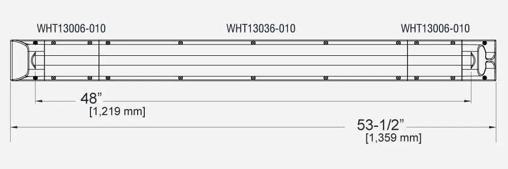 Three-User Station/90 Inch Wide