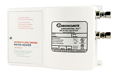 Instant-Flow® C-Micro Point-of-Use Tankless Water Heater by Chronomite