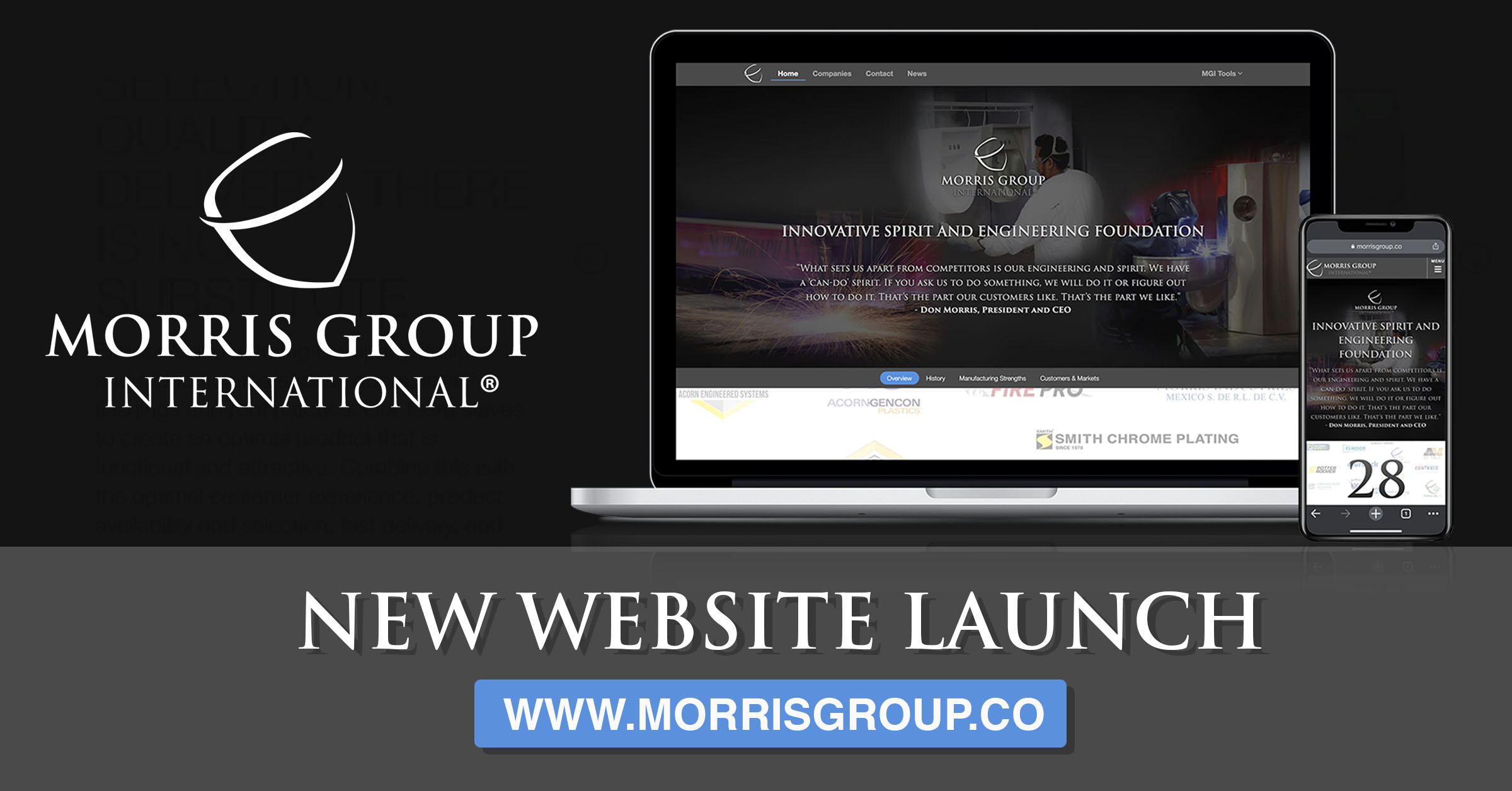 Morris Group International Launches New Website