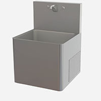 1640FA-1 Off-Floor, Wall Waste