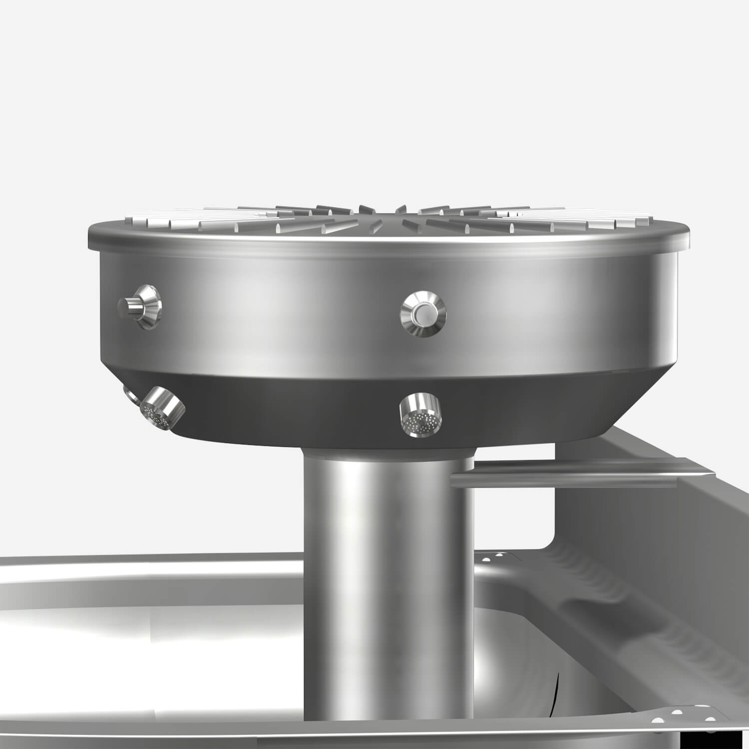 Option: Column Braced to Back Splash