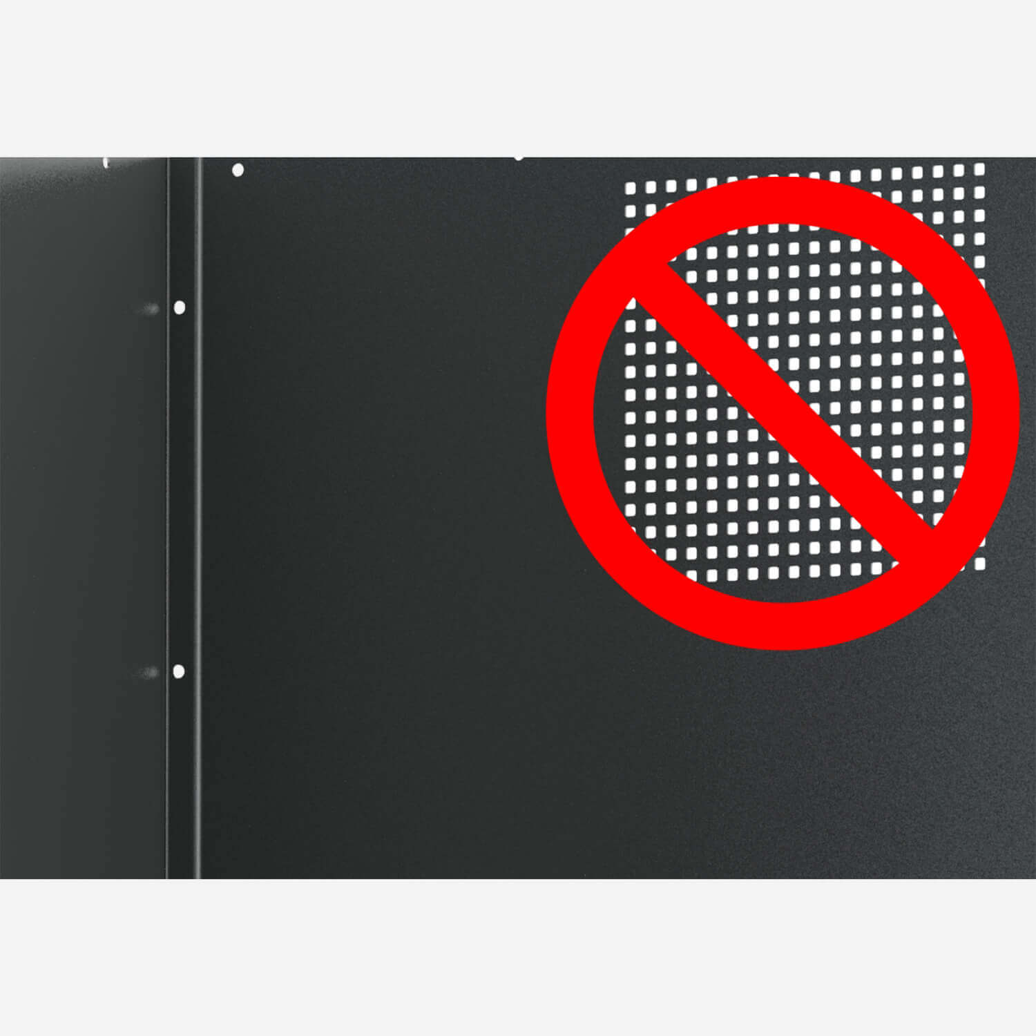 Option: Less Vent Grille