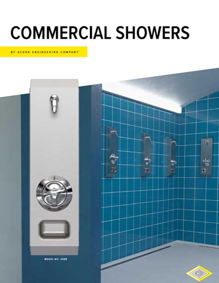 Stainless Steel Commercial Showers Brochure
