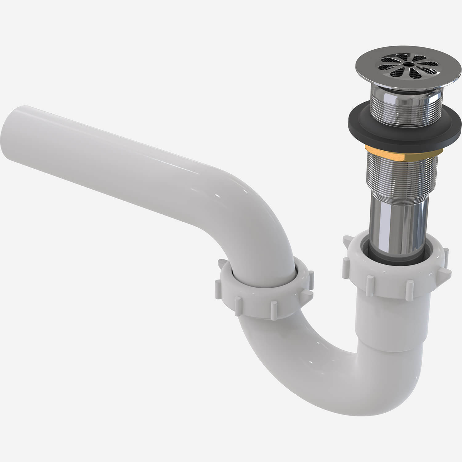 Option: Daisy Strainer with Tailpiece and 1-1/2" P-Trap