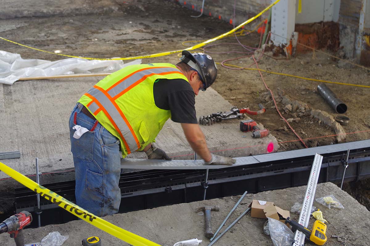 Enviro-Flo II Trench Drain with Stabilizing Insert Board