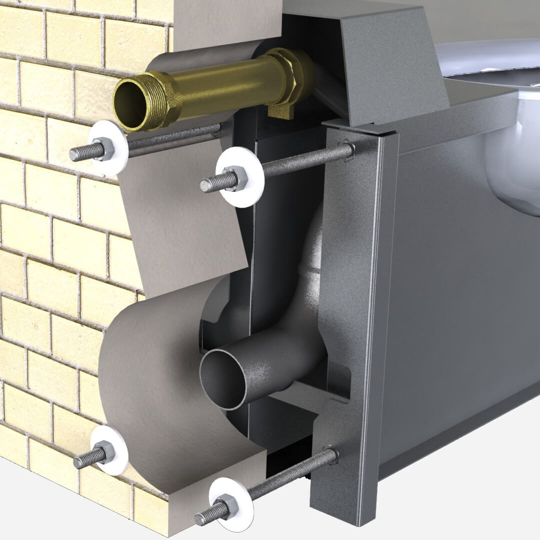 Option: Wall Supply for Toilet