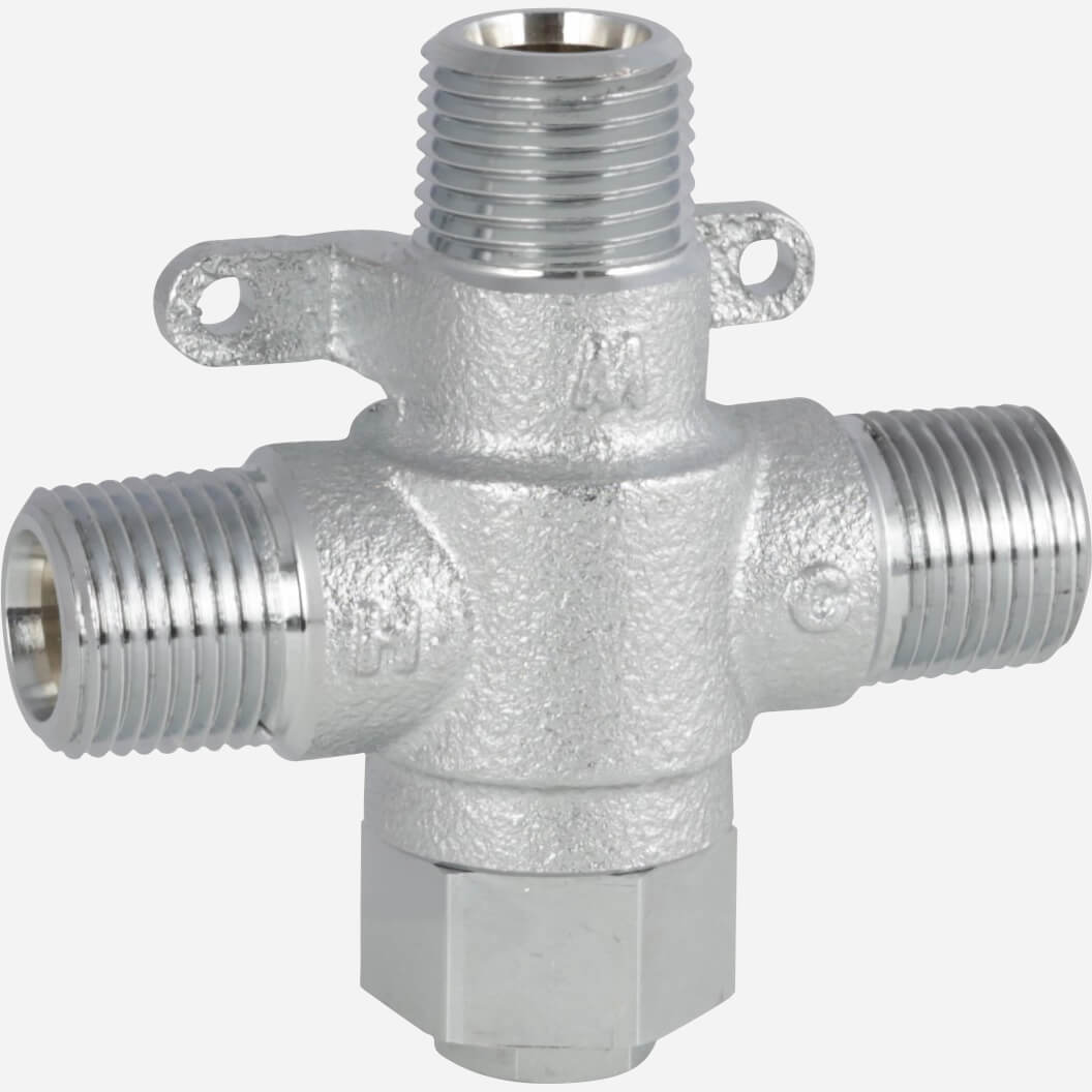 Accessory: Lavatory Tempering Valve, Rough Chrome Plated, 1/2" NPT