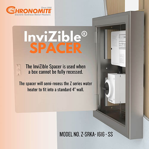 Chronomite Z Series InviZible® Spacer Kit Offers Solution for 4" Walls
