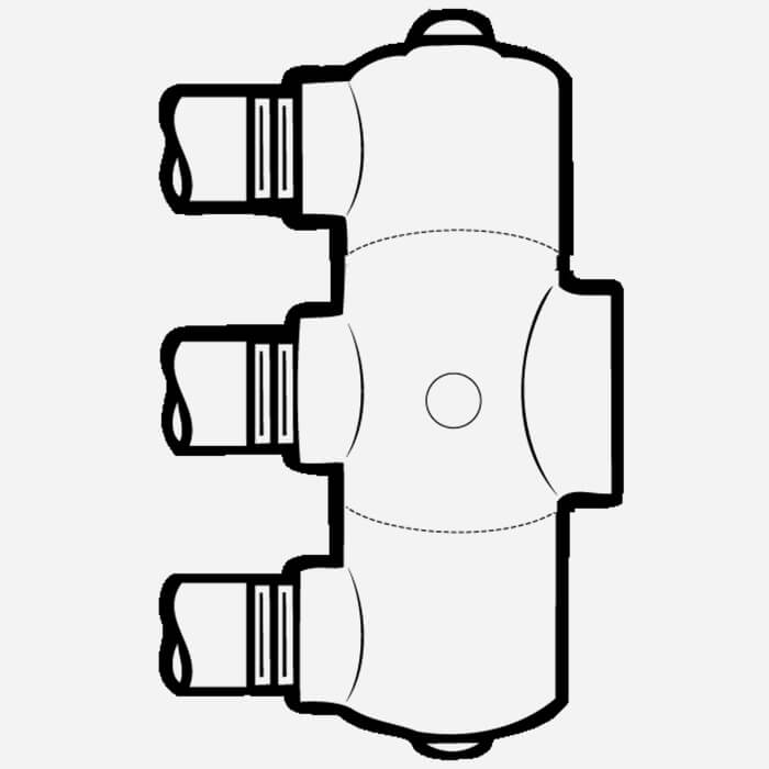Vertical Back Outlet