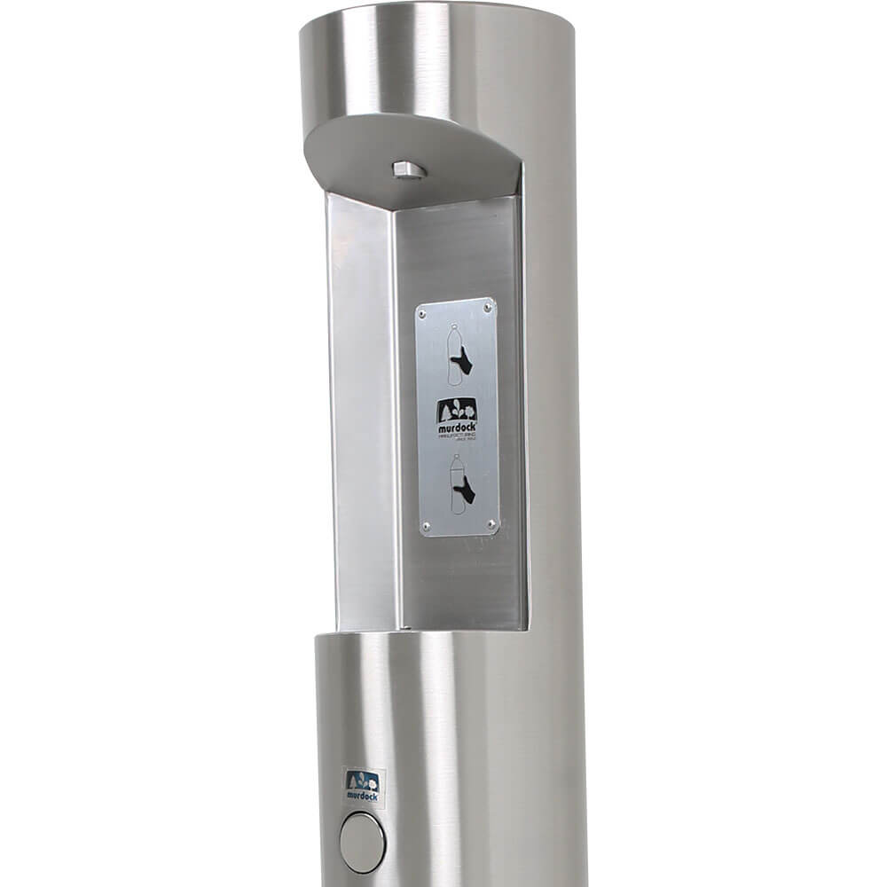 Bottle Filler Activated by Push Button Only