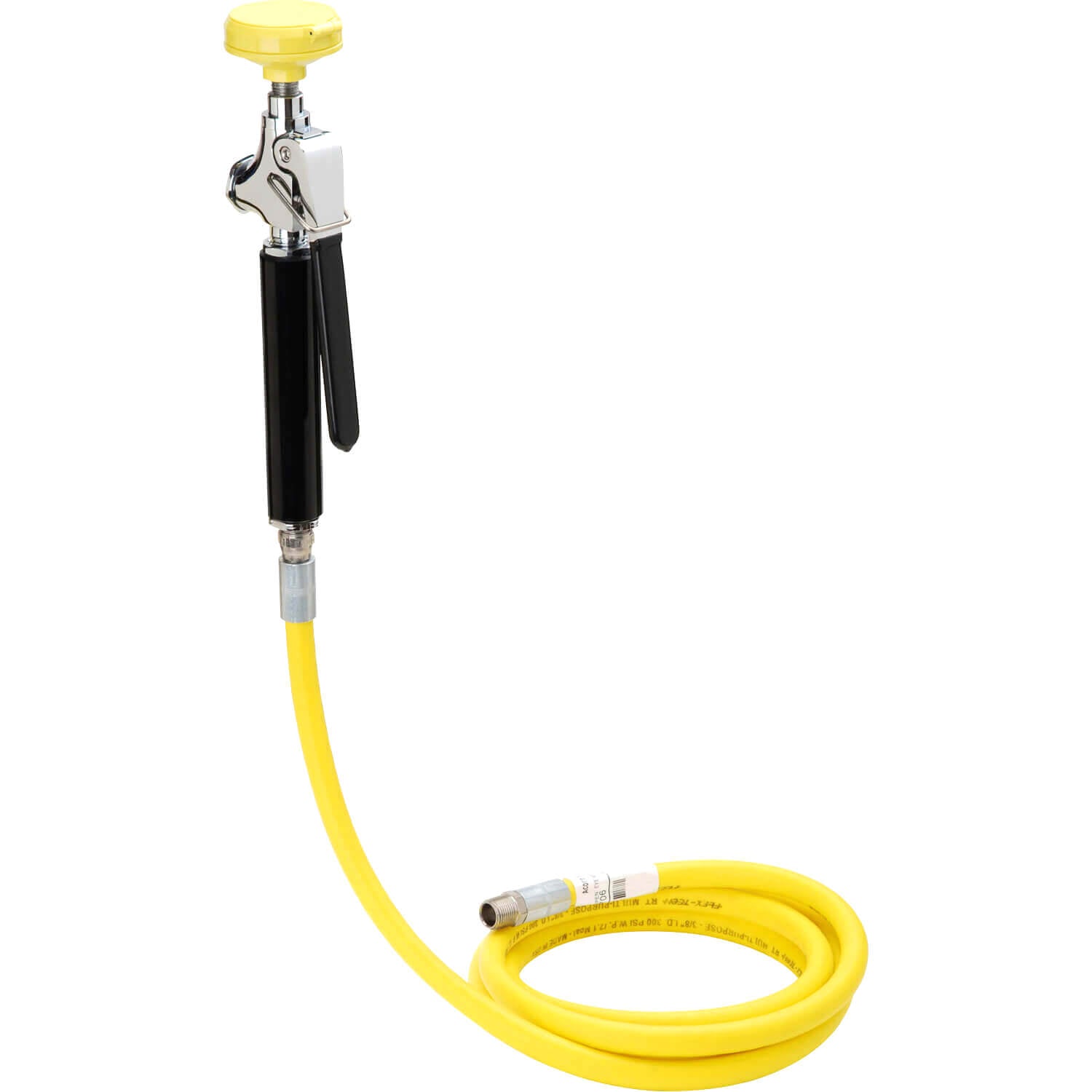 Drench Hose with Stay-Open Squeeze Lever