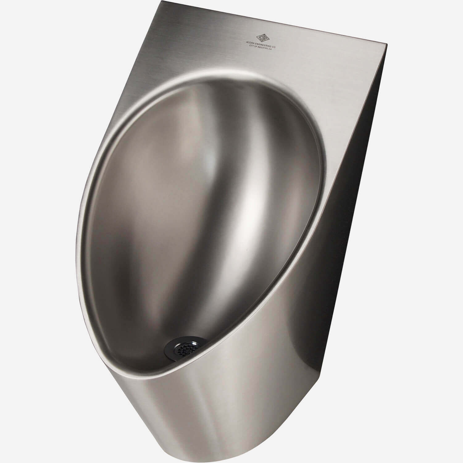 Front Mount, ADA-Compliant Stainless Steel Waterless Urinal