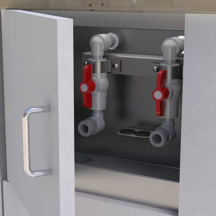 Dialysis Wall Box (Dual Valves)