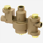 ET71-4 ET71-2 Tempered Water Valve with 1-1/4" NPT inlet , 1-1/2" NPT outlet, and 135 GPM