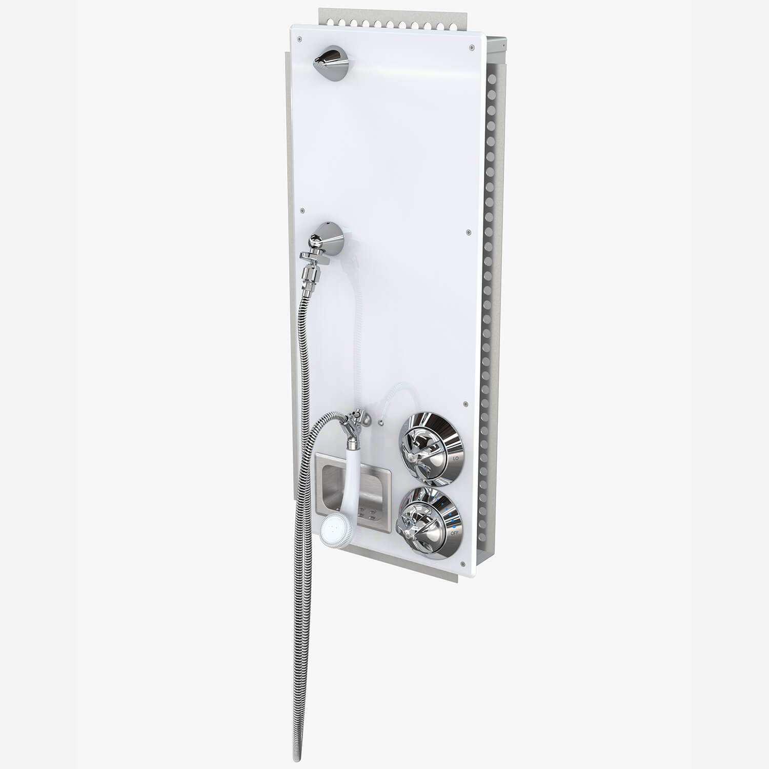 BestCare® Ligature-Resistant ADA and CBC (Calif Title 24) Compliant Wall Shower with Handheld Shower