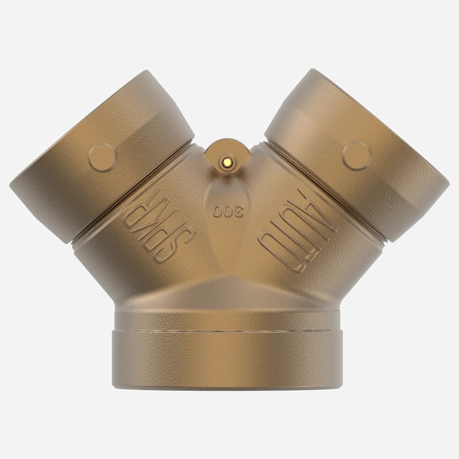 Two-Way Exposed Inlet  Fire Dept. Connection with Single Clapper