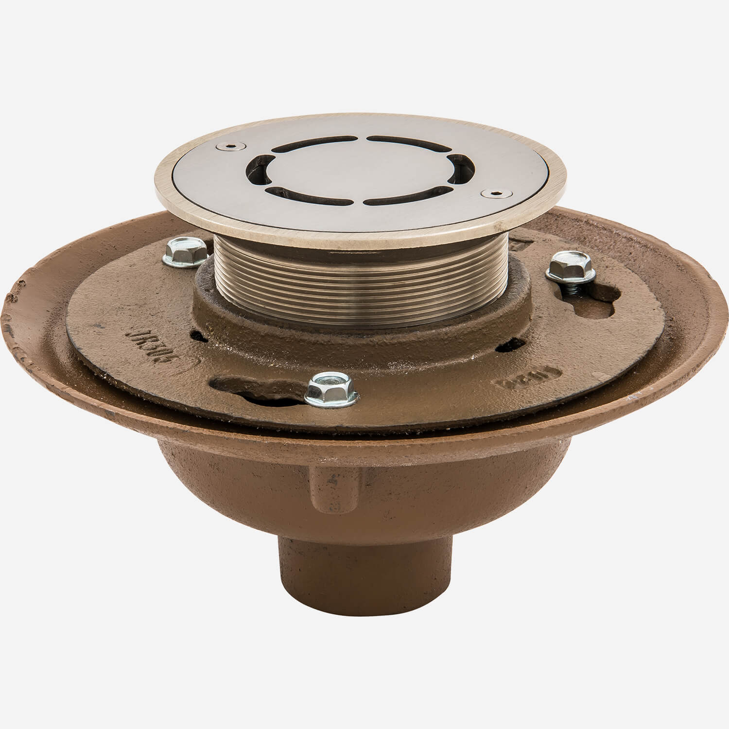 BestCare® Ligature-Resistant Floor Drain - Stainless Steel Grate