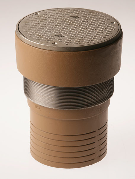 Flor Clean Out Finished Floor Cleanouts with Round Nickel Bronze Tops - Jay R. Smith ...