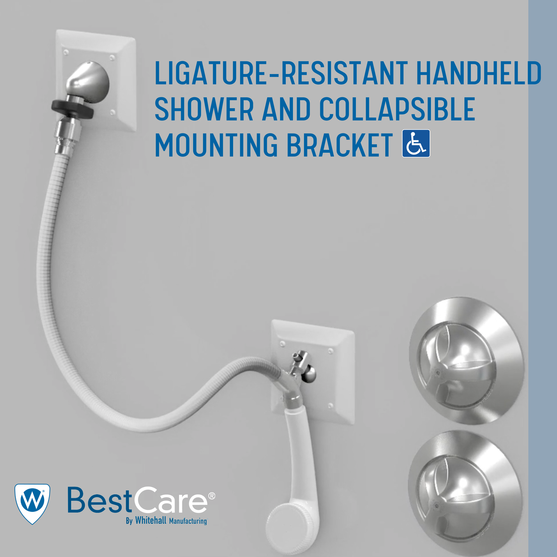 Accessible, Safe Showering with the Quick Disconnect ADA Shower Head