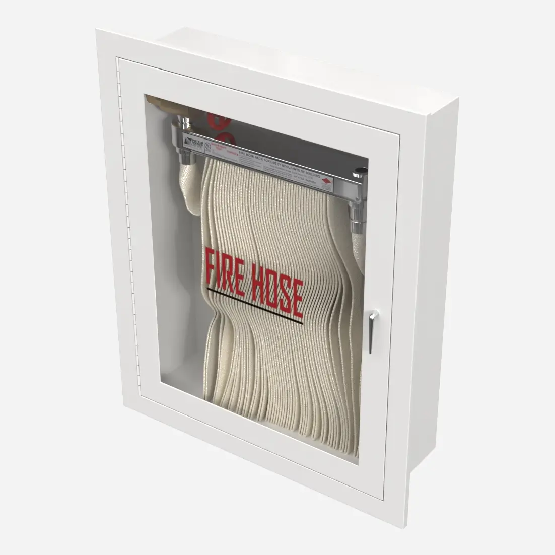Fire Rated 2.5 x 1.5" Fire Hose Rack Cabinet
