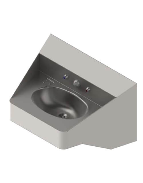 ADA-Compliant Security Lavatory with Open Bowl, Ligature Resistant