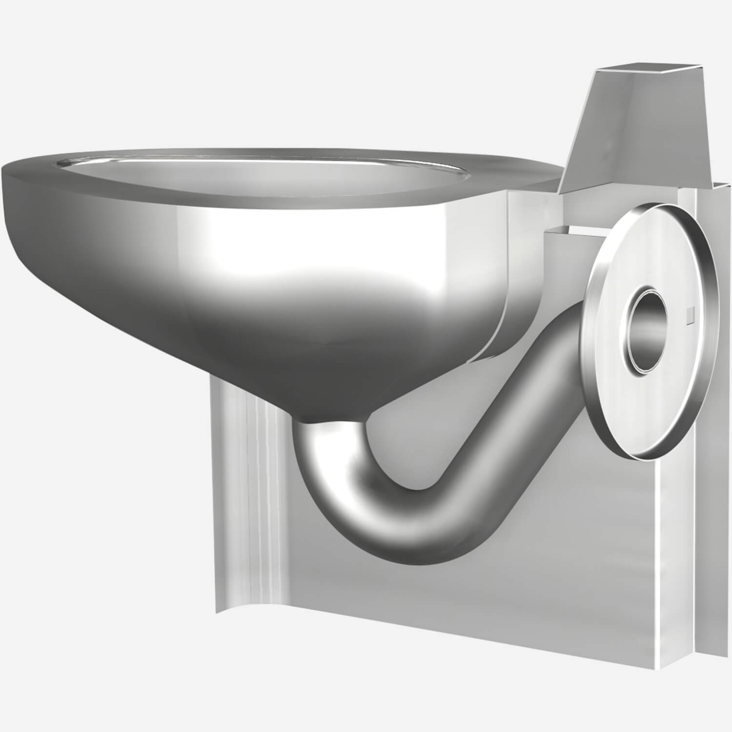 Option: On-Floor, Wall Outlet Toilet