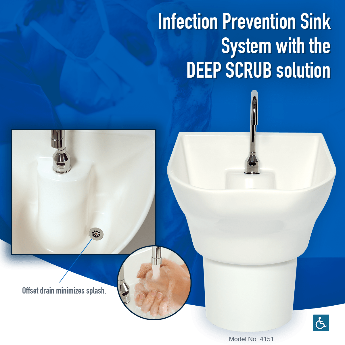 Whitehall Manufacturing Infection Prevention Sink
