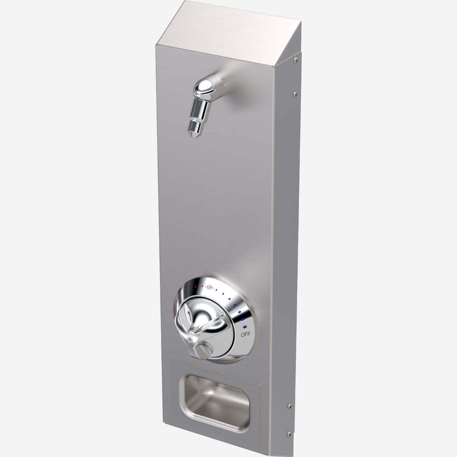 Surface Mount Apex Stainless Steel Shower