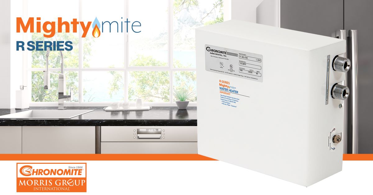 Chronomite R Series electric tankless water heater