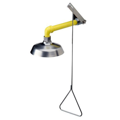 Stainless Steel Head, Horizontal Mount Safety Shower