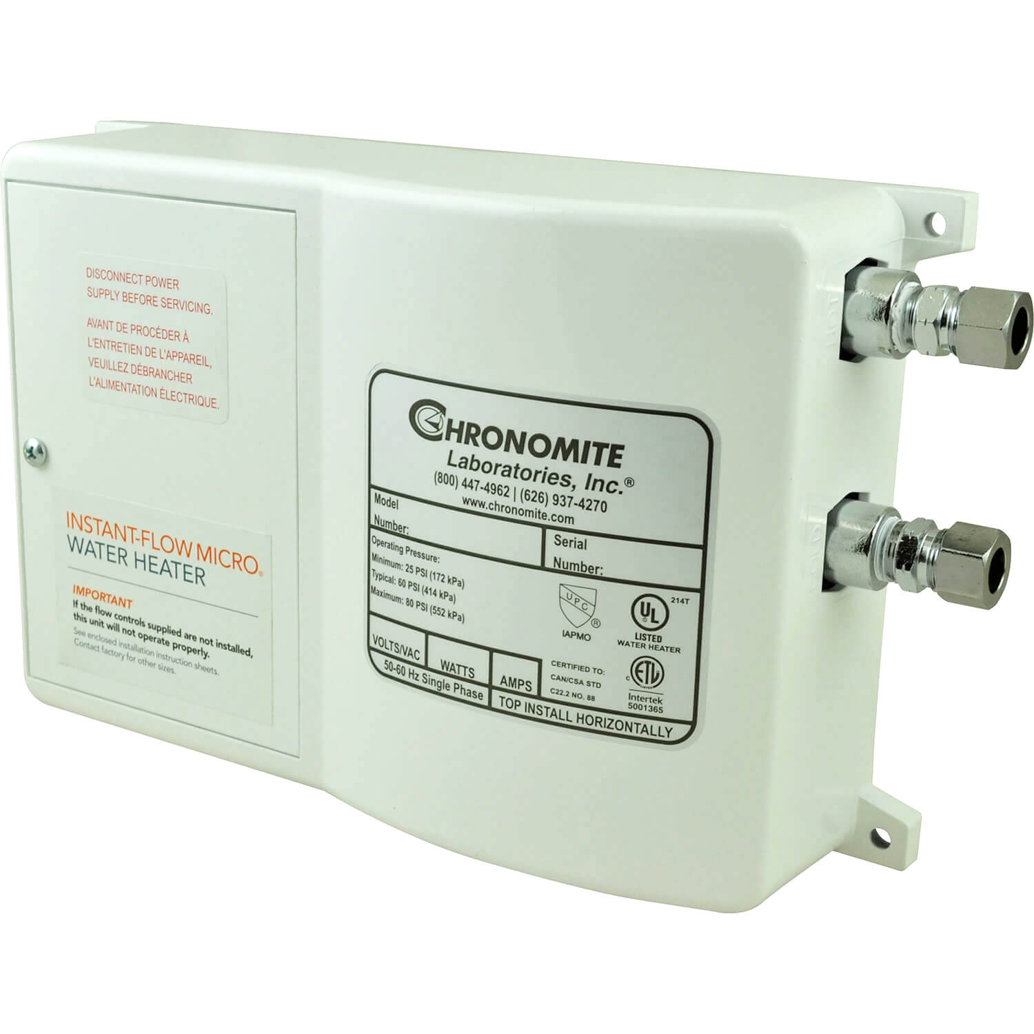 Accessory: Chronomite® Instant-Flow® Micro® Point-of-Use Thermostatic Tankless Water Heater