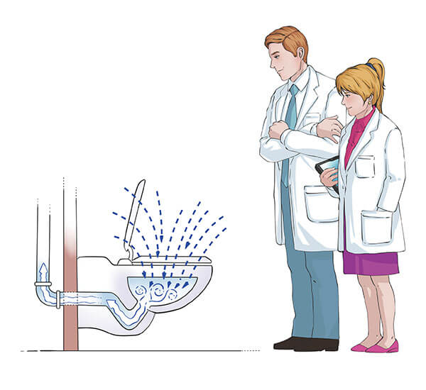 Vacuum Toilets Evacuate Waste by Pulling Air into the Toilet