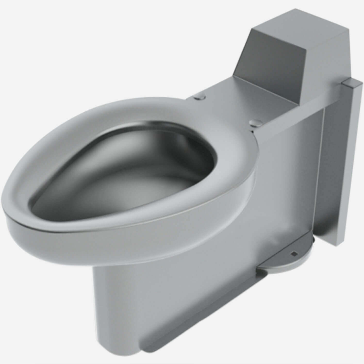 On-Floor, Floor Waste, Siphon Jet Stainless Steel Toilet for Front Mount