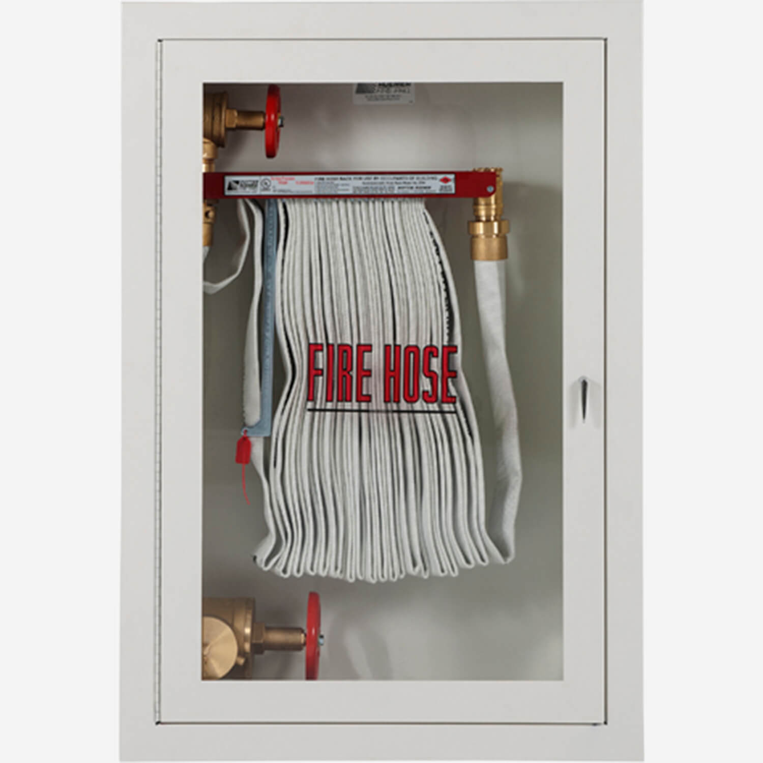 Fire Rated 1.5" Fire Hose Rack and 2.5" Fire Dept. Valve Cabinet