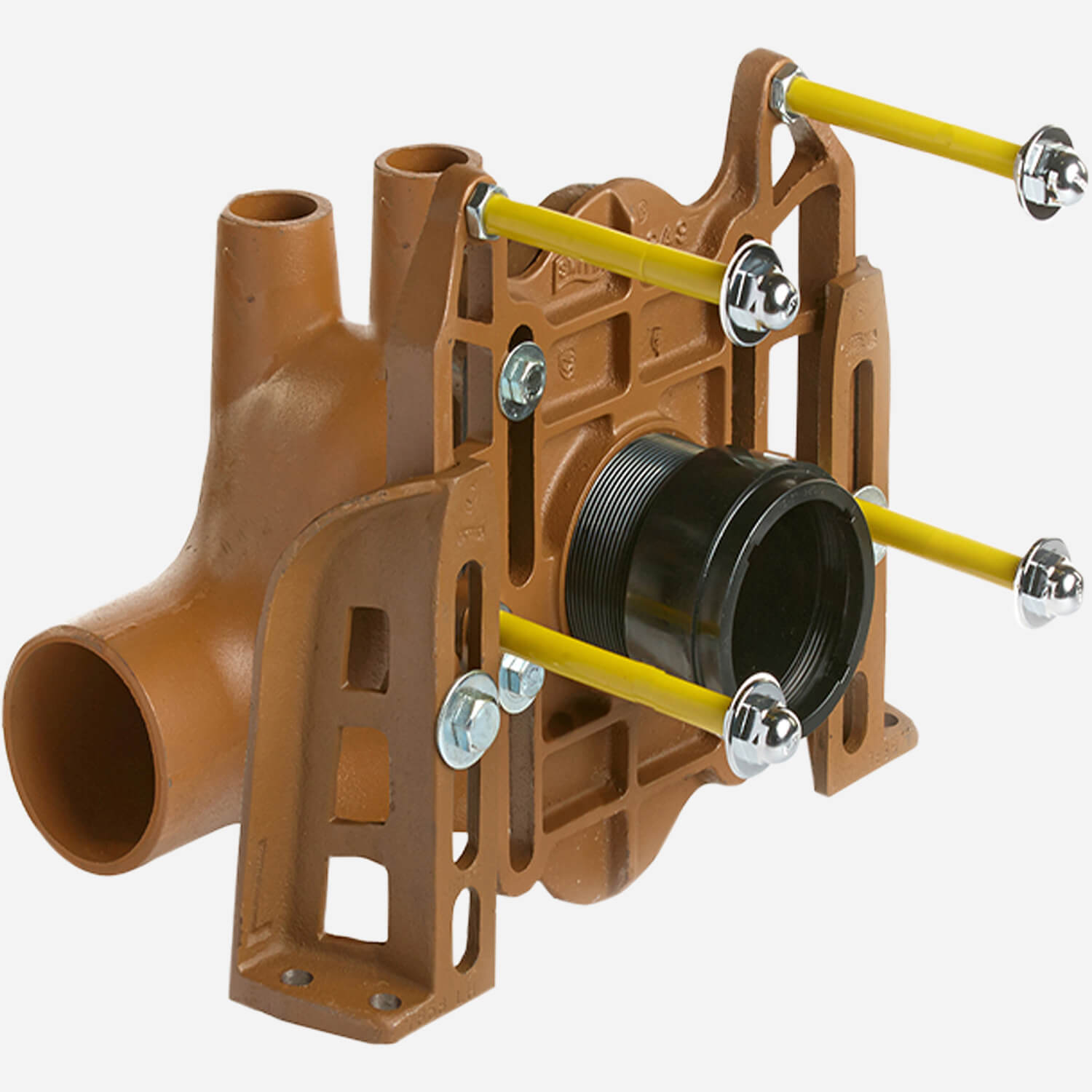 Horizontal Fittings with 2" Aux Inlet-No Hub