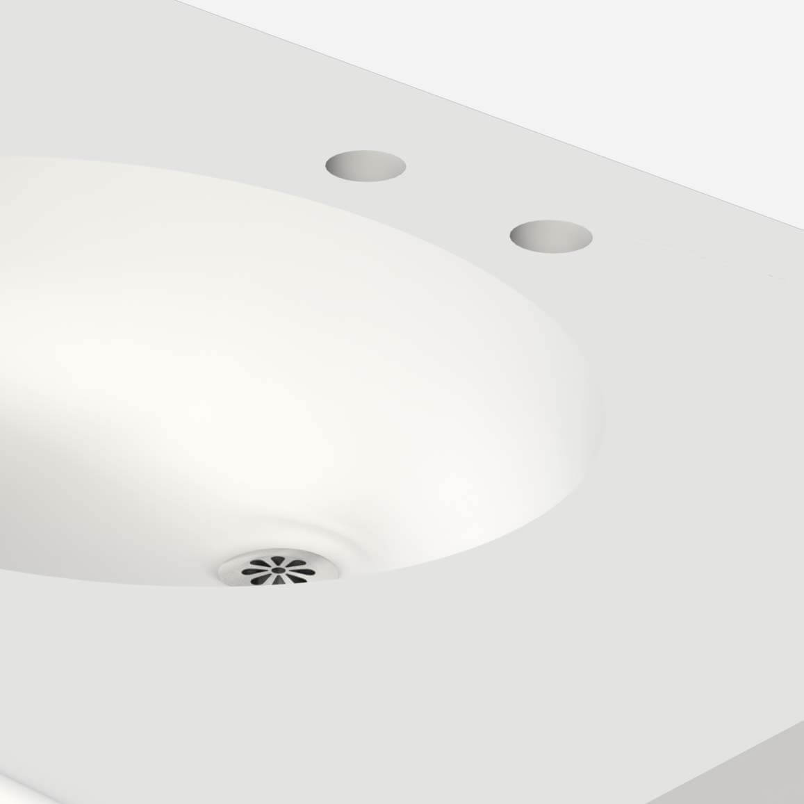 Option: Two Hole Punch 4" Center for Valve by Others