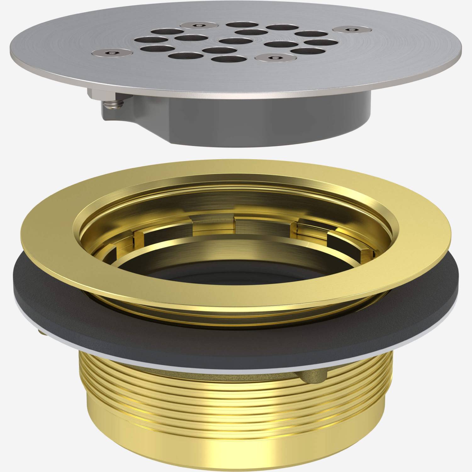 BestCare® Ligature-Resistant No-Caulk Shower Drain