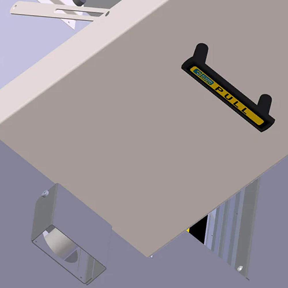 Option: Front Waste Outlet Port for Eye-Face-Wash Cabinet