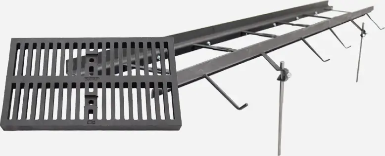 Smith Fig. 9960-LC Zip Trench Drain Frame & Grate